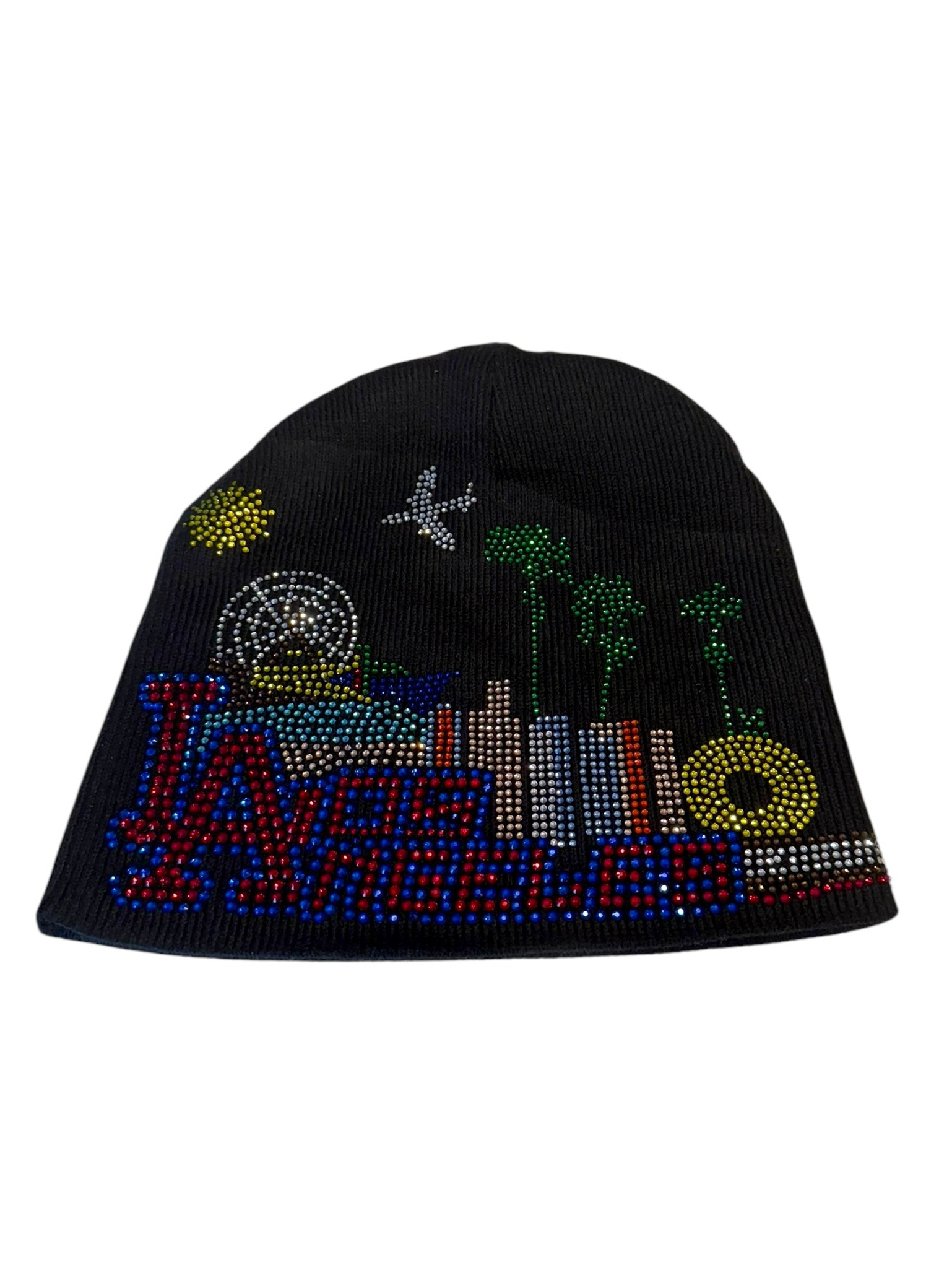 Los Angeles Rhinestone Beanie
