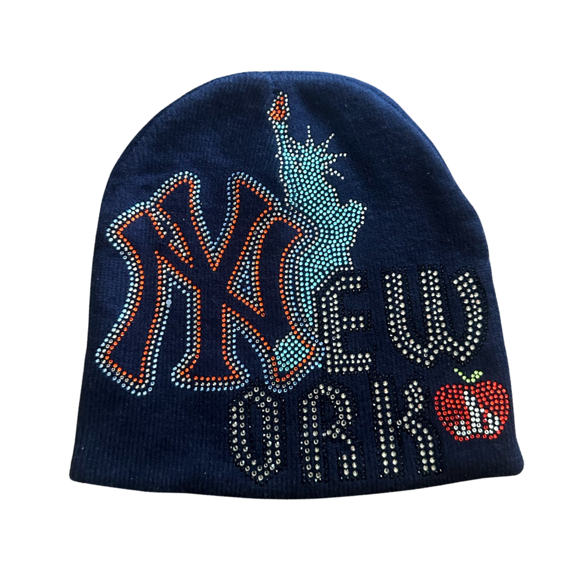 NY Rhinestone Beanie