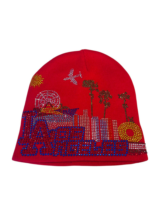 Los Angeles  Rhinestone Beanie
