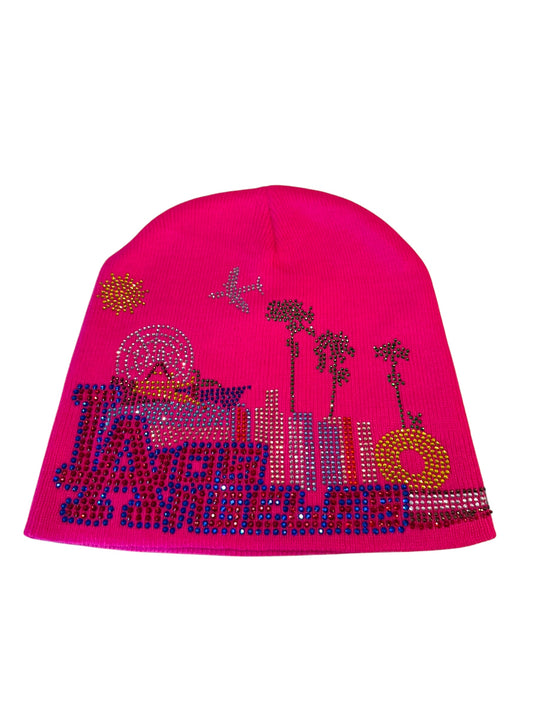 Los Angeles  Rhinestone Beanie