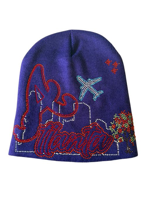 ATL  Rhinestone Beanie