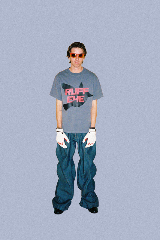 THERUFFEYE DOVE SHIRT IN CHARCOAL