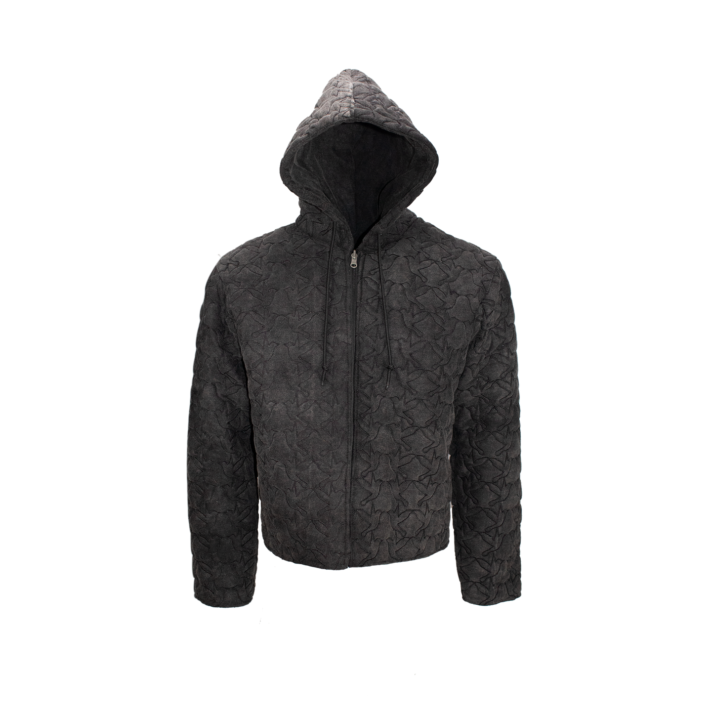 3D MONOGRAM HEAVY WEIGHT   ZIP-UP HOODIE