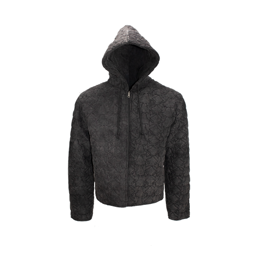 3D MONOGRAM HEAVY WEIGHT   ZIP-UP HOODIE