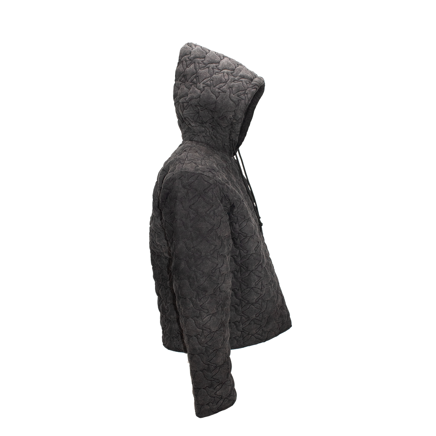 3D MONOGRAM HEAVY WEIGHT   ZIP-UP HOODIE